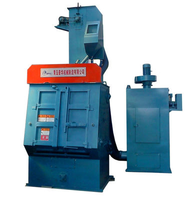 Q32 Tumble Belt Shot Blasting Machine For Brass Fittings Cleaning