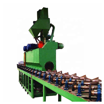 Automatic Shot Blasting Machine For Steel Tube External Surface Rust Removal