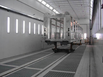 Manual Sand Blasting Room / Booth Heavy Duty With Screw Recycling System