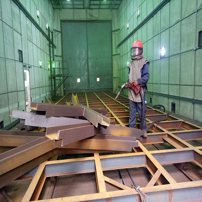 Shot Blast Booth Automatic Sand Collection Blasting Room Sandblasting Machine
