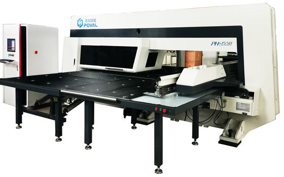 Servo Motor CNC Turret Punching Machine For Sheet Metal Plate Hole Punch