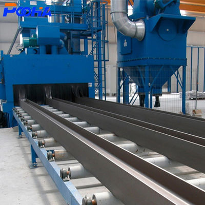 ODM Q6922 Sandblasting Shot Blasting Machine Roller Conveyor Abrator For H Beam