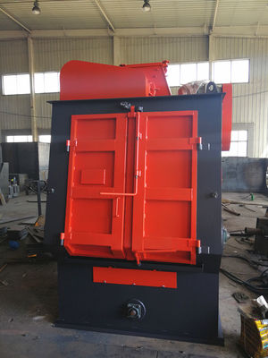 Q32 Tumble Belt Shot Blasting Machine For Brass Fittings Cleaning