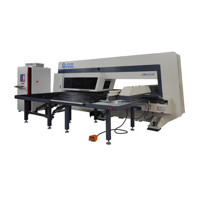 Karbon çelik levha ve alüminyum alaşımlı levha delme için Besleme Tablalı CNC Delme Makinesi