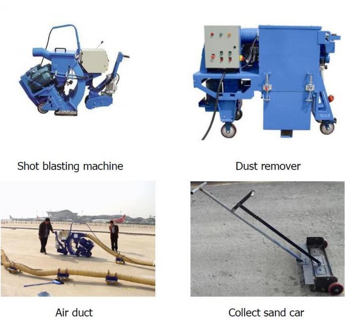 2018 sıcak satış Cep tipi beton zemin kumlama makinesi, yüzey güçlendirilmesi temizlik ekipmanları